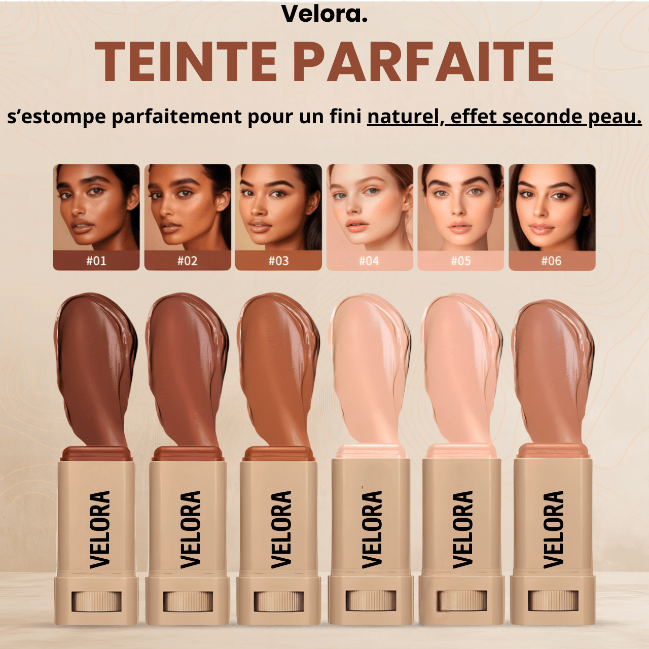 Velora – Baume Teinté Sérum Éclat - Ma boutique